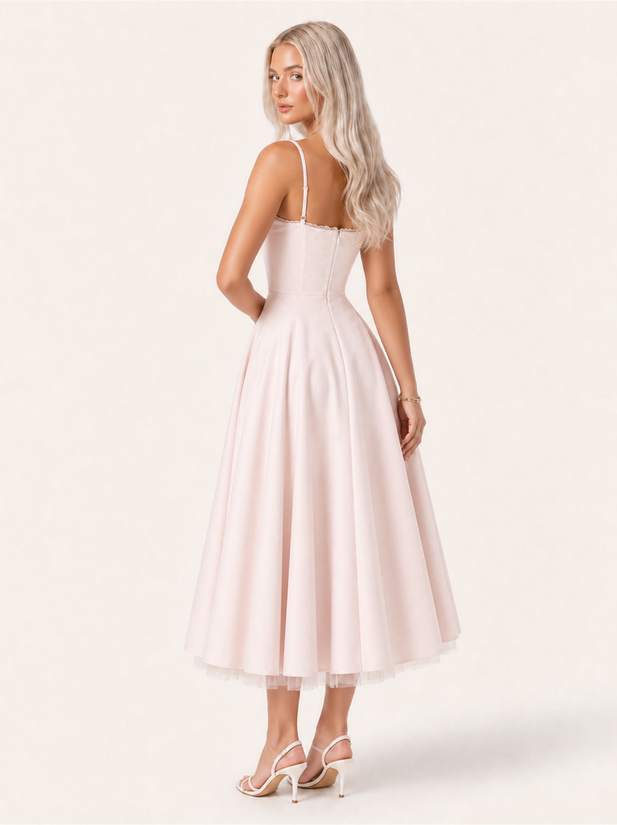 Mirabelle | Sweetheart Tulle Midi Dress