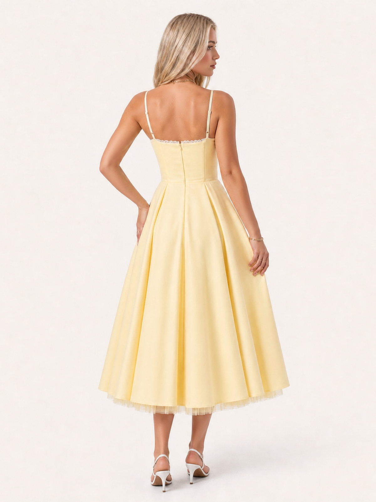 Mirabelle | Sweetheart Tulle Midi Dress