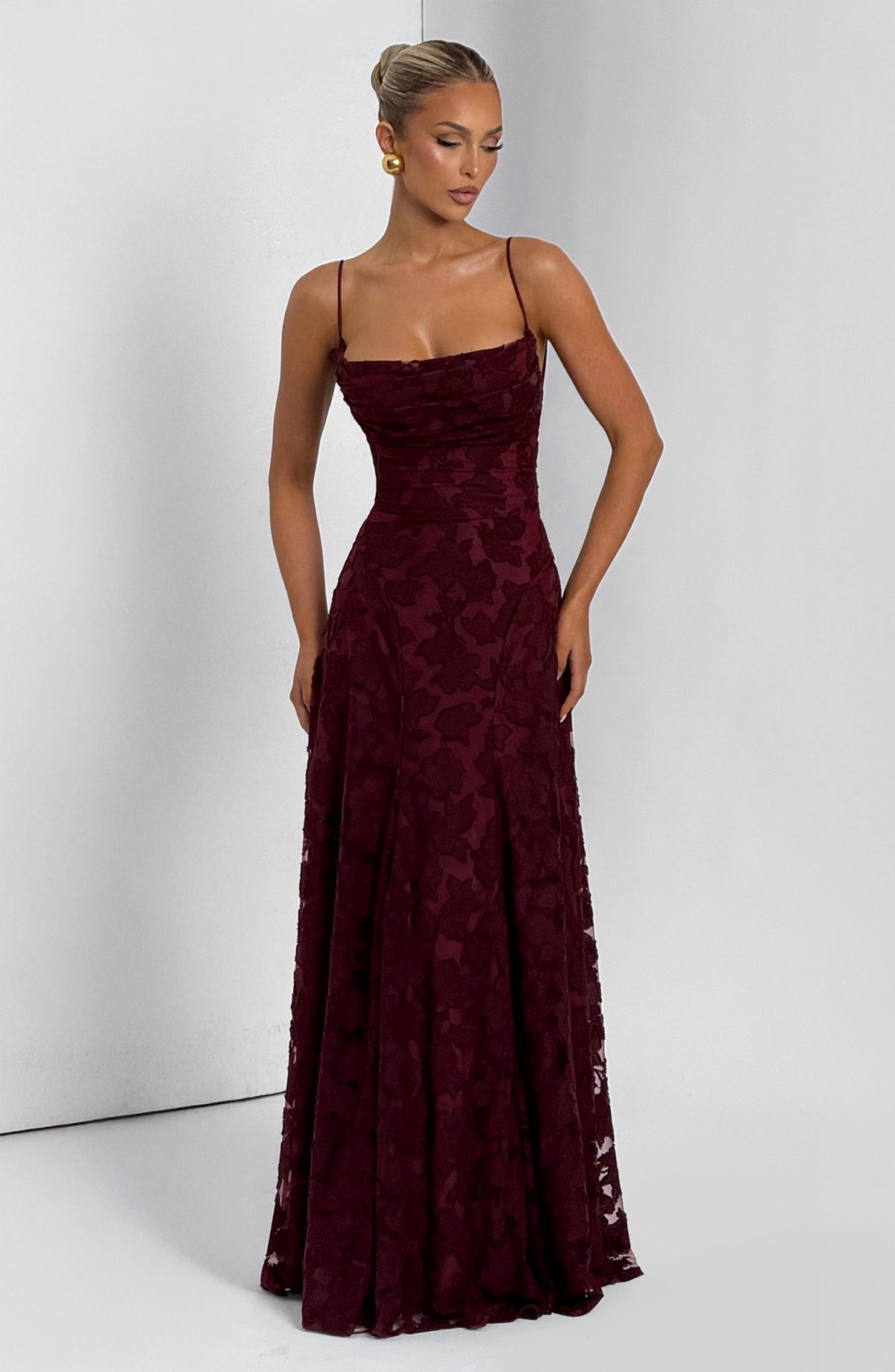 Cecily Wine Red - 01